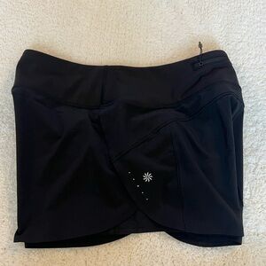 Athleta Black High Rise Running Shorts